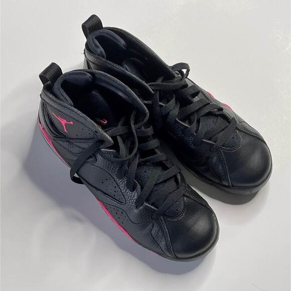 Air Jordan 7 Retro GG Black/Hyper Pink $60 (Size US 6.5 Y) - Picture 1 of 5